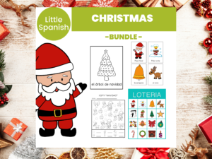 Christmas Spanish Vocabulary worksheets